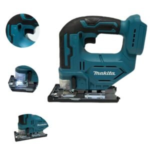 Makita Jigsaw With an ergonomic design, the Makita Jigsaw offers comfortable handling, allowing for easy and precise cuts with minimal effort.
