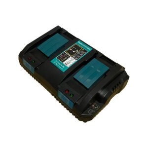 Replacement Dual-Port Charger Compatible with Makita DC18RD 14.4V-18V Lithium Battery Charger DC18RC Manufacturer.