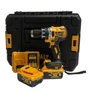 DEWALT-Style 20V Cordless Drill | Adjustable Torque, Ergonomic Non-Slip Grip